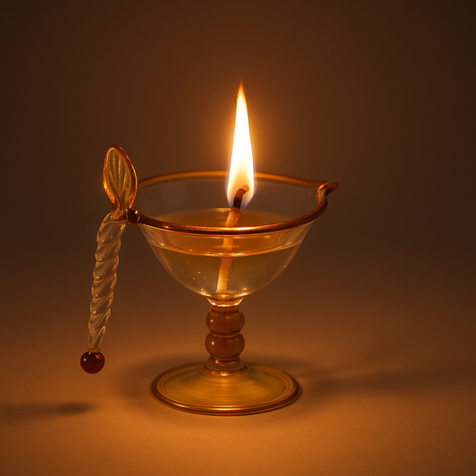 Golden Yellow Pooja Diya