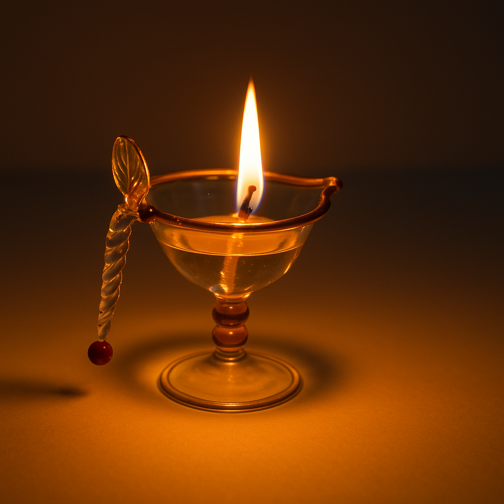 Golden Yellow Pooja Diya