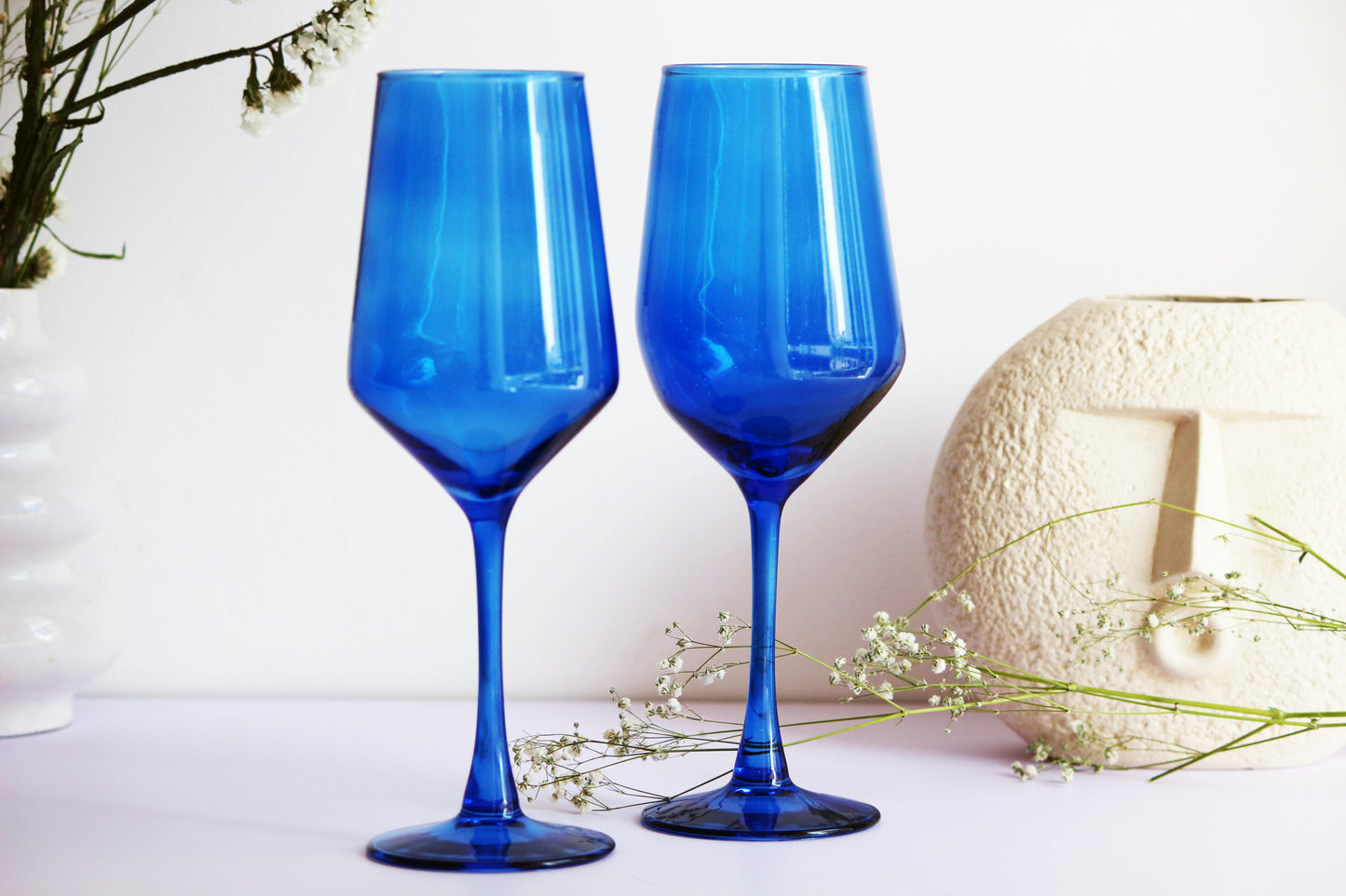 Jewel Blue Wine Glass | Set of 2