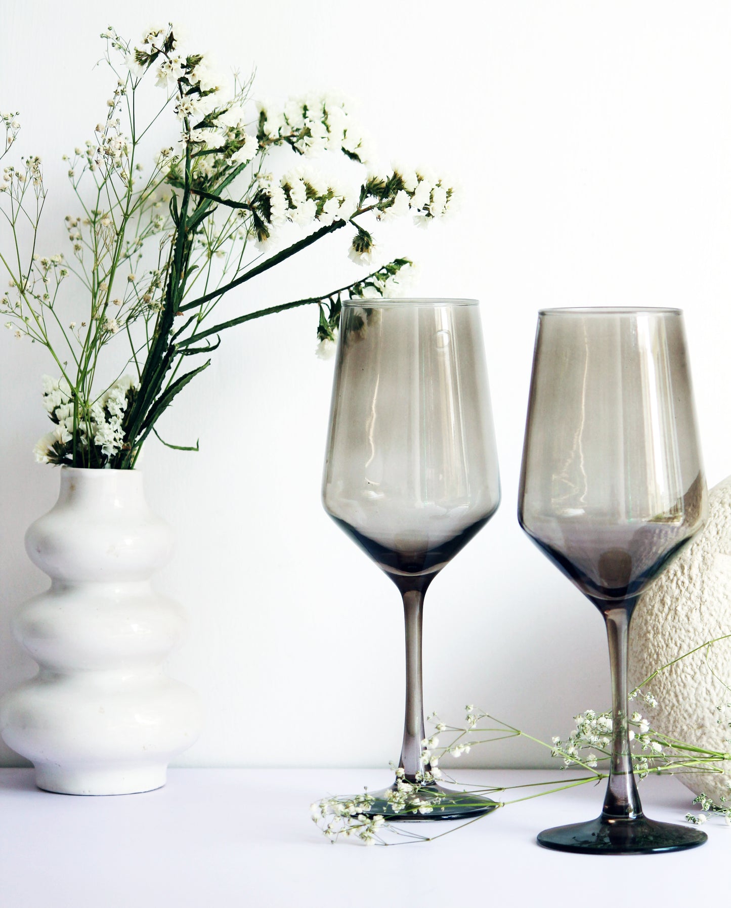Smoke Grey Wine Glass | Set of 2