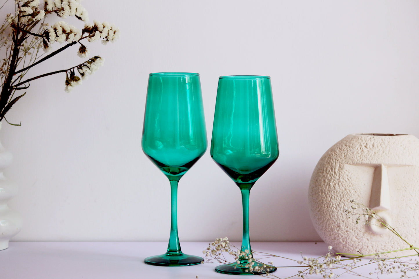 Emerald Green Wine Glass | Set of 2