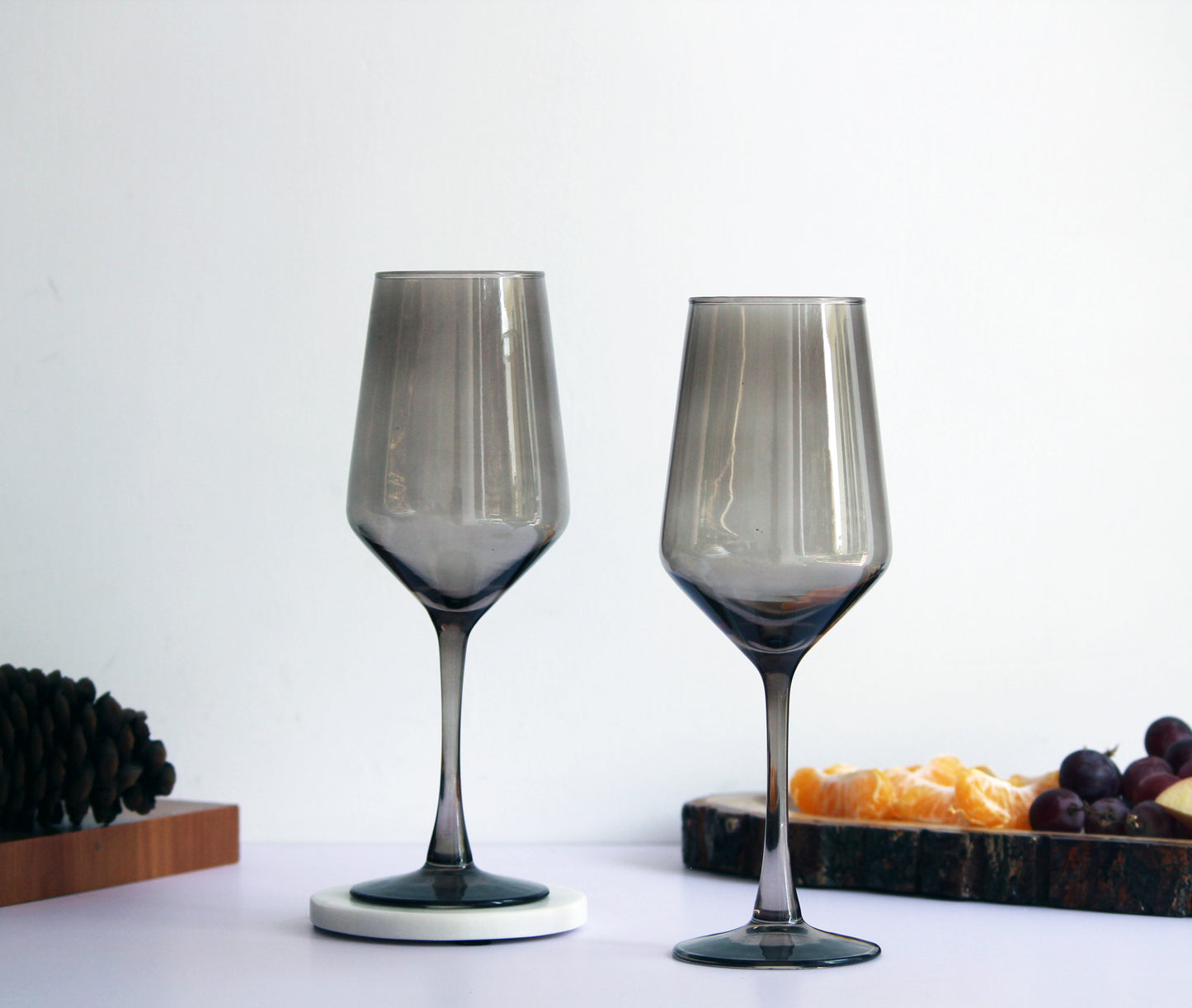 Smoke Grey Wine Glass | Set of 2