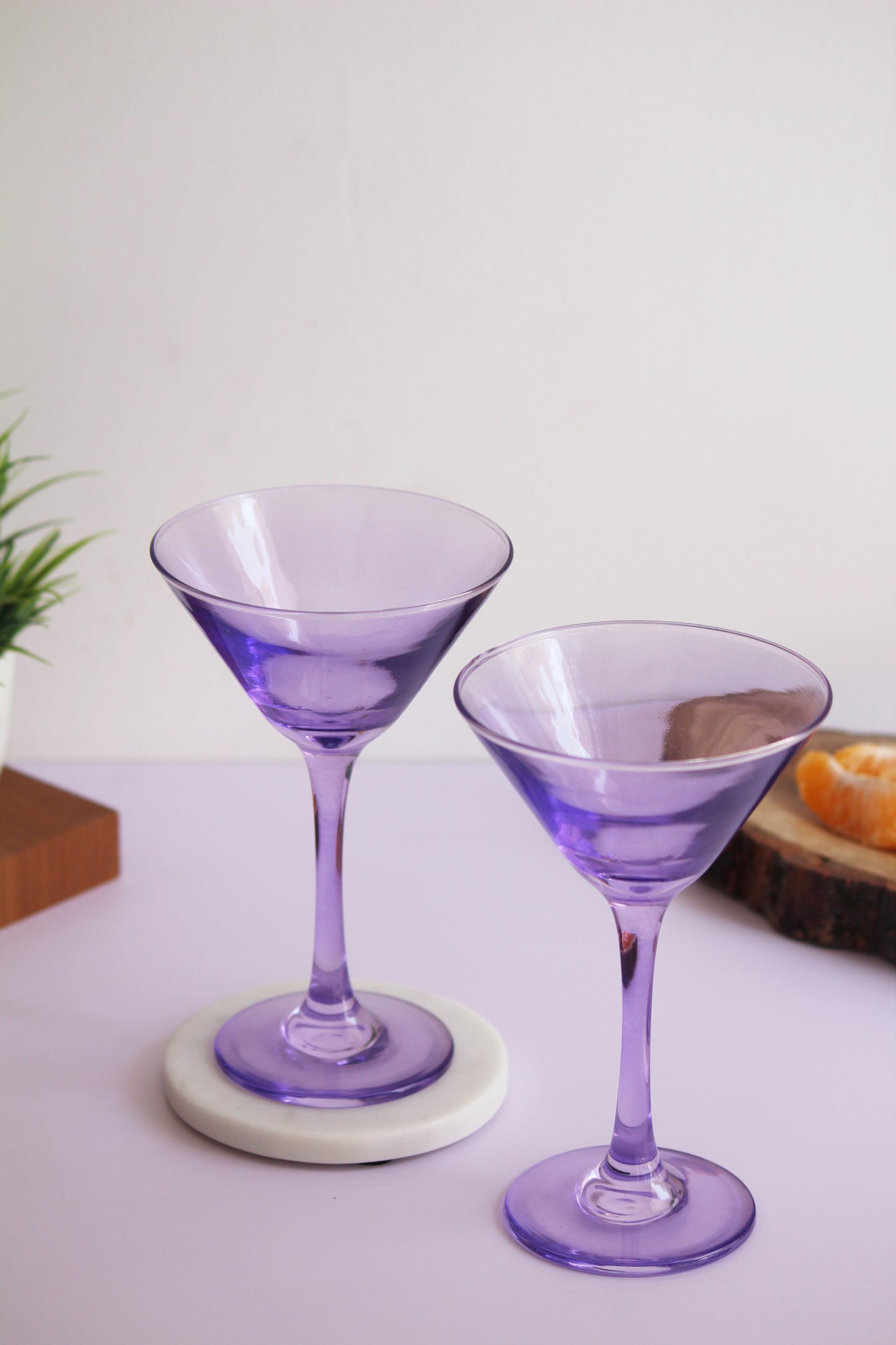 Lavender Bliss Martini Glass | Set of 2
