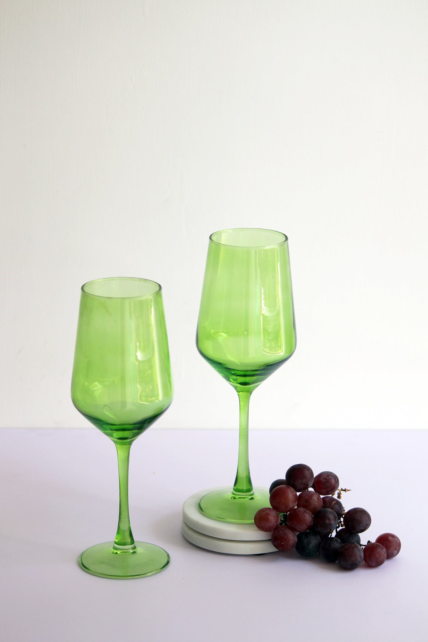 Lime Green Wine Glass | Set of 2