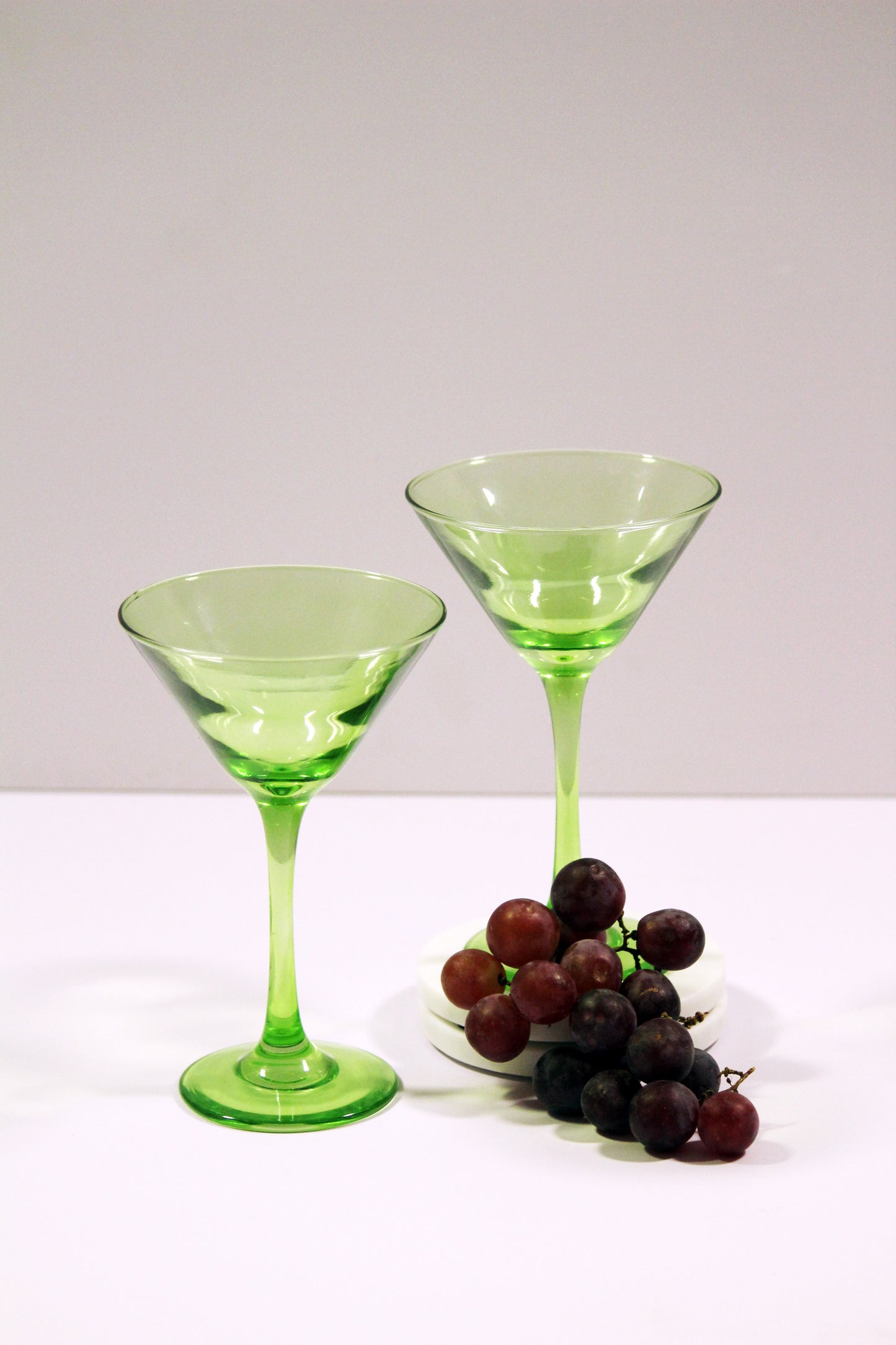 Lime Green Martini Glass | Set of 2