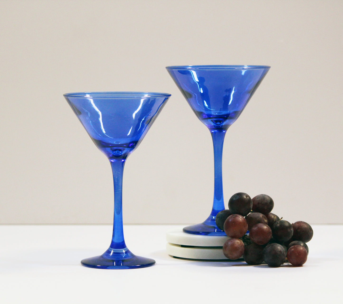 Jewel Blue Martini Glass | Set of 2
