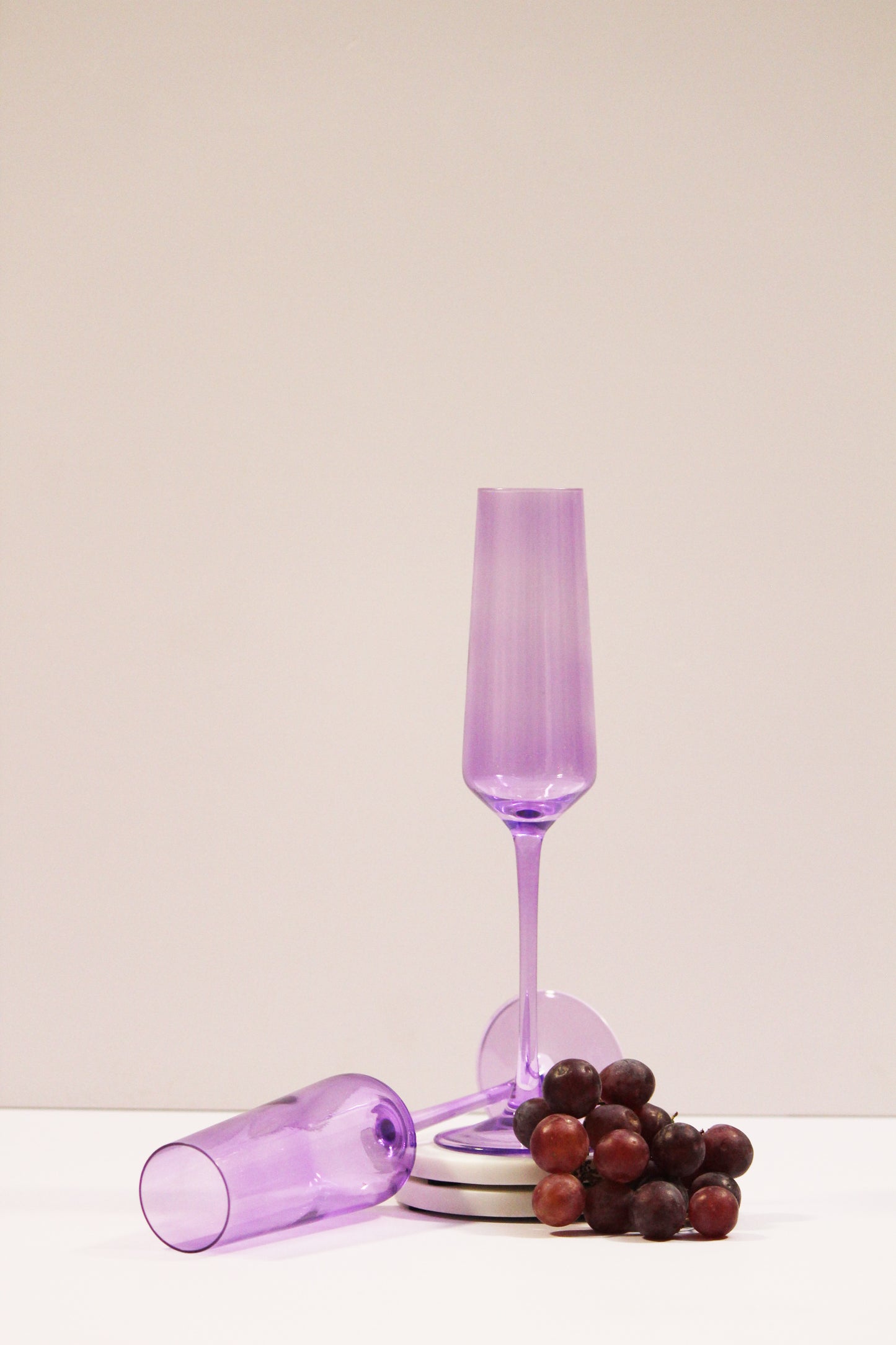 Lavender Bliss Flute Glass | Set of 2