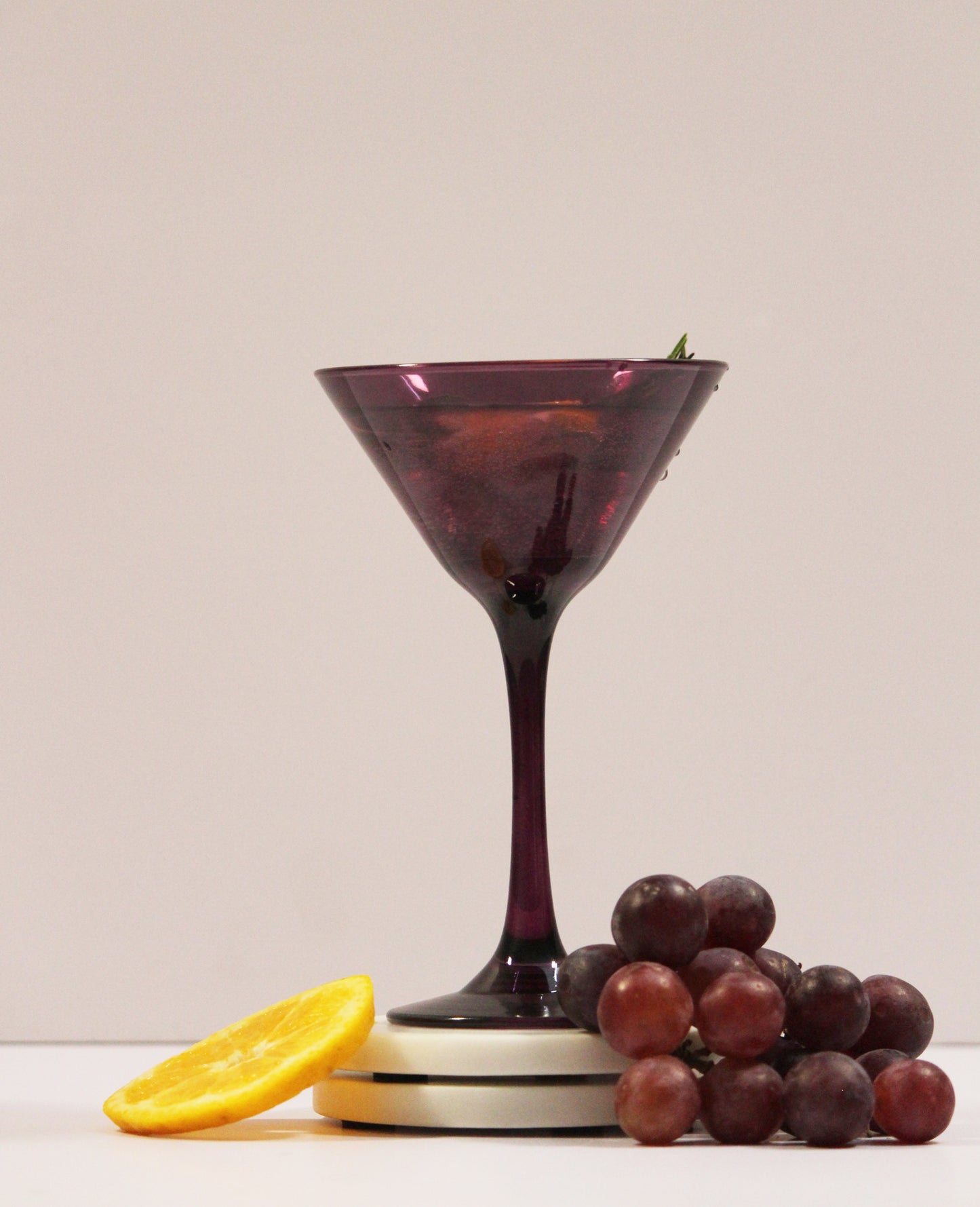 Wineyard Purple Martini Glass | Set of 2