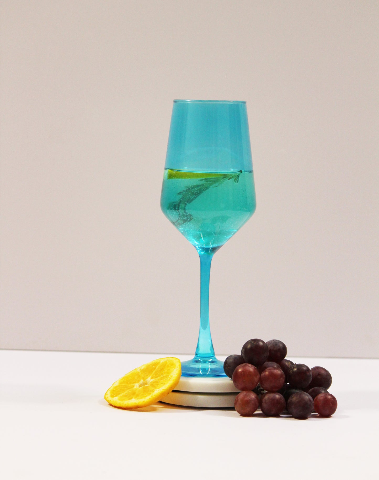 Clear Blue Wine Glass | Set of 2