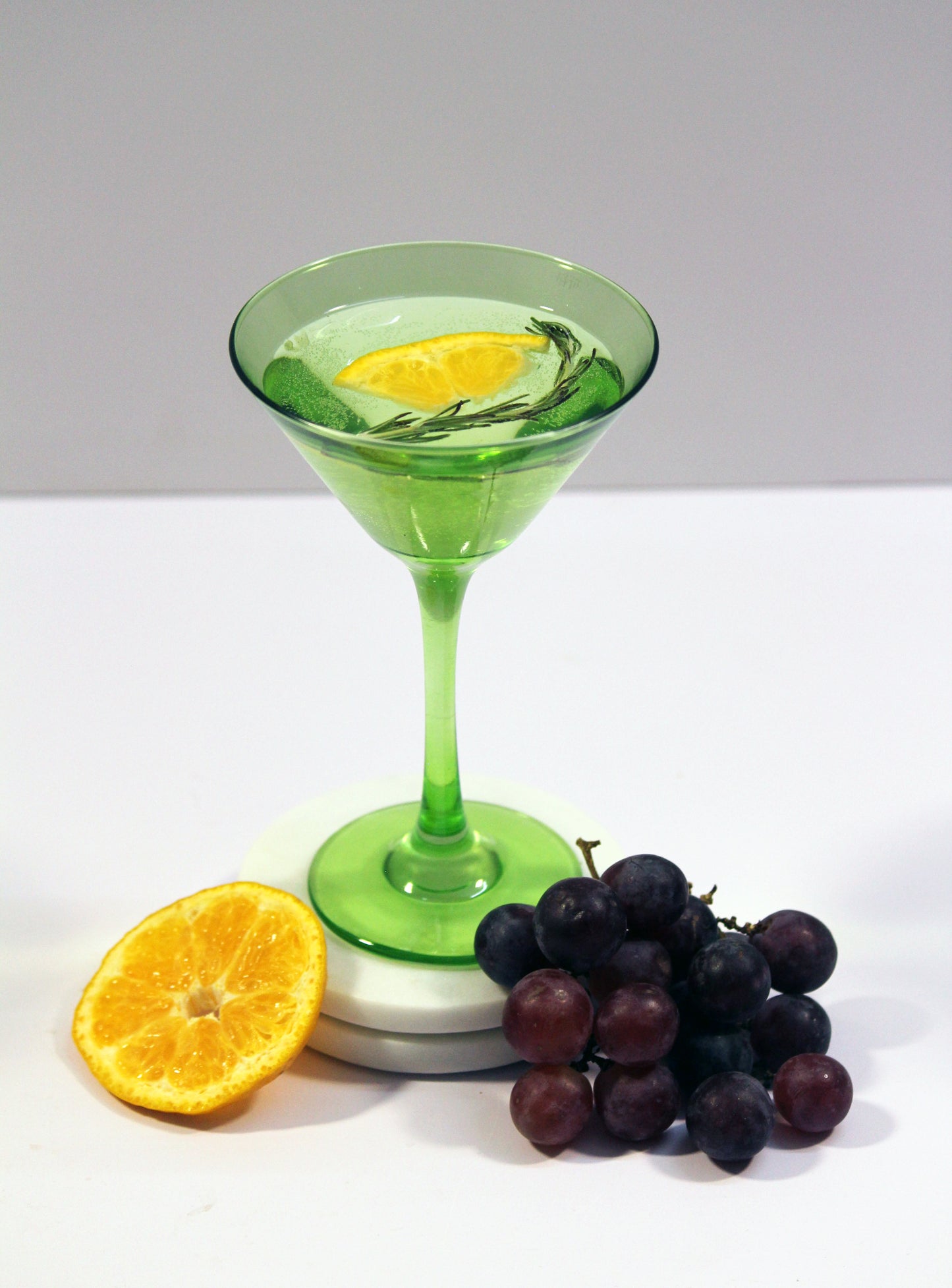 Lime Green Martini Glass | Set of 2