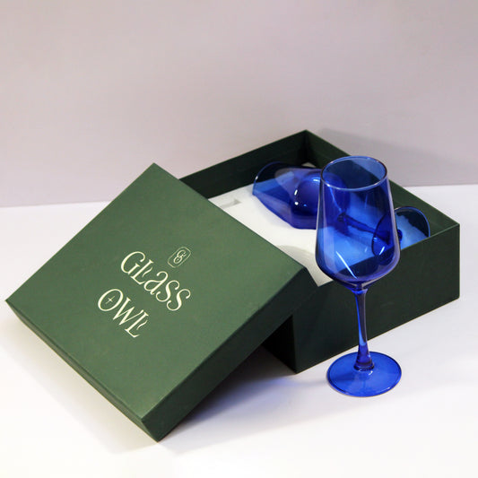 Jewel Blue Wine Glass | Set of 2