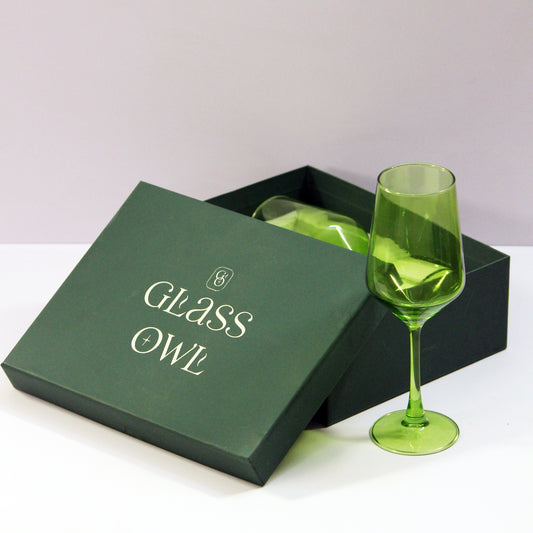 Lime Green Wine Glass | Set of 2