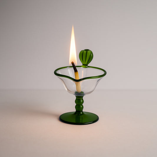 Emerald Green Pooja Diya
