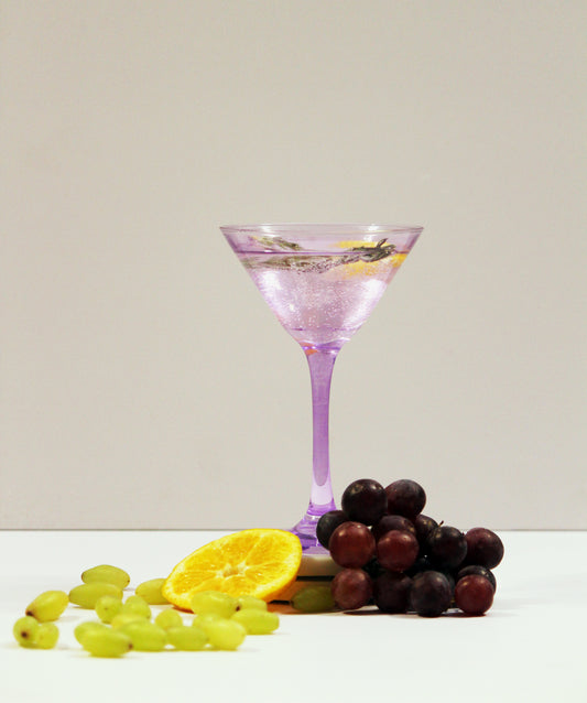 Lavender Bliss Martini Glass | Set of 2