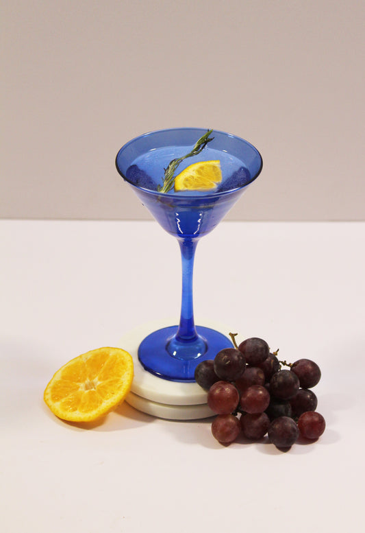 Jewel Blue Martini Glass | Set of 2