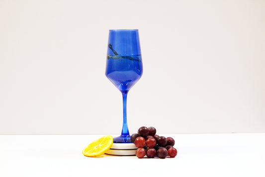 Jewel Blue Wine Glass | Set of 2