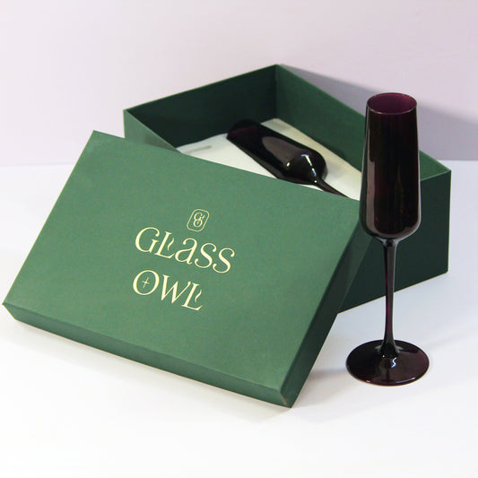 Wineyard Purple Flute Glass | Set of 2