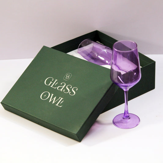 Lavender Bliss Wine Glass | Set of 2